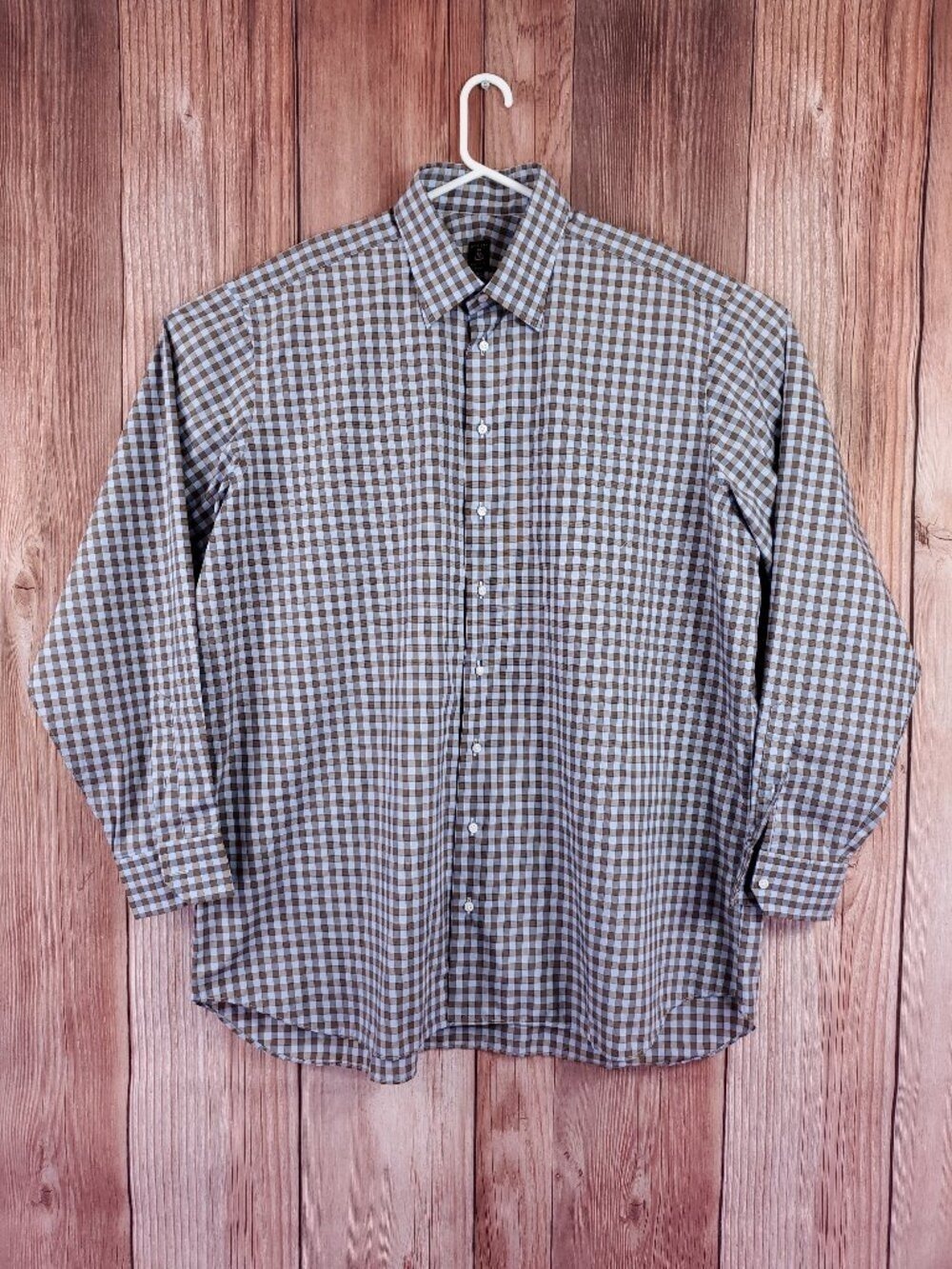 NWT $298 Robert Talbott Estate Shirt 18.5 38/39T Big & Tall Gingham USA Cotton